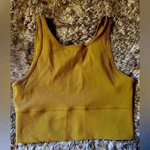 Lululemon size 12 “Power Pivot ribbed tank.”